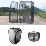 Max Foldable Insect and Butterfly Habitat Net Terrarium Breeding Cage Black S
