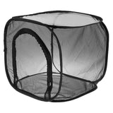 Max Foldable Insect and Butterfly Habitat Net Terrarium Breeding Cage Black S