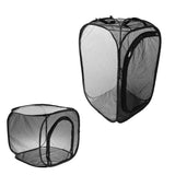 Max Foldable Insect and Butterfly Habitat Net Terrarium Breeding Cage Black S