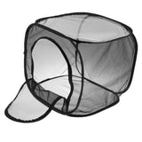 Max Foldable Insect and Butterfly Habitat Net Terrarium Breeding Cage Black S