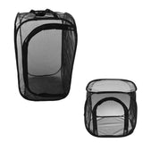 Max Foldable Insect and Butterfly Habitat Net Terrarium Breeding Cage Black S