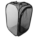 Max Foldable Insect and Butterfly Habitat House Terrarium Breeding Cage Black M