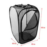 Max Foldable Insect and Butterfly Habitat House Terrarium Breeding Cage Black M