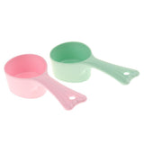 Maxbell 2Pcs Super Design Melamine Food Scoop Hand Shovel for Bird Cat or Dog Food