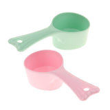 Maxbell 2Pcs Super Design Melamine Food Scoop Hand Shovel for Bird Cat or Dog Food
