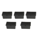 Maxbell 5 pcs Insect Reptile Spider Transport Breeding Cage Hatching Container Black