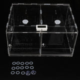 Maxbell Reptile Terrarium Box Amphibian Breeding Box Double-storehouse box