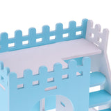 Maxbell Hamster Guinea Pig House Hideout Playground Exercise Toy With Ladder Blue