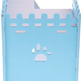 Maxbell Hamster Guinea Pig House Hideout Playground Exercise Toy With Ladder Blue