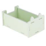 Maxbell Hamster Corner Toilet Pet Potty Box Sauna Bathroom Bathtub Litter Tray Green