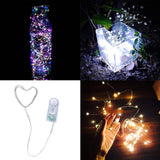 Max Multi-function Button Battery Copper Wire Lamp Festival Wedding Colorful