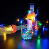 Max Multi-function Button Battery Copper Wire Lamp Festival Wedding Colorful