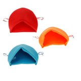 Maxbell Hamster Hammock Hanging Bed House Habitats Cage for Gerbil Chinchilla Red