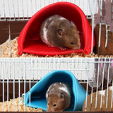 Maxbell Hamster Hammock Hanging Bed House Habitats Cage for Gerbil Chinchilla Blue