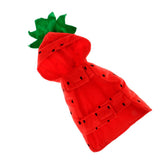 Maxbell Cute Cat Costume Strawberry Hooded Clothes Halloween Daily Wear