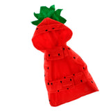 Maxbell Cute Cat Costume Strawberry Hooded Clothes Halloween Daily Wear
