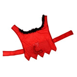 Maxbell Pet Clothes Halloween Little Devil Tail Cloak for Cats Small Medium Dogs M
