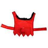 Maxbell Pet Clothes Halloween Little Devil Tail Cloak for Cats Small Medium Dogs M