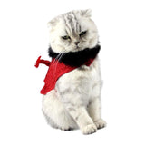 Maxbell Pet Clothes Halloween Little Devil Tail Cloak for Cats Small Medium Dogs M