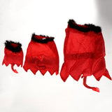 Maxbell Pet Clothes Halloween Little Devil Tail Cloak for Cats Small Medium Dogs L