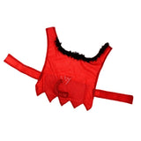 Maxbell Pet Clothes Halloween Little Devil Tail Cloak for Cats Small Medium Dogs L