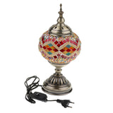 Maxbell Handmade Turkish Moroccan Mosaic Style Table Desk Bedside Lamp EU Plug 4