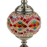 Maxbell Handmade Turkish Moroccan Mosaic Style Table Desk Bedside Lamp EU Plug 4