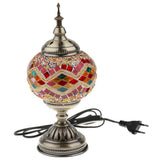 Maxbell Handmade Turkish Moroccan Mosaic Style Table Desk Bedside Lamp EU Plug 4