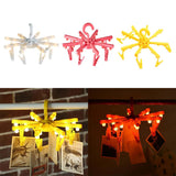 Maxbell LED Light with Clothespins, Clip, for Hanging Pictures, Photos, Artworks,Etc White