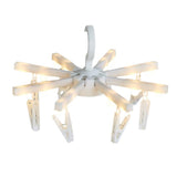 Maxbell LED Light with Clothespins, Clip, for Hanging Pictures, Photos, Artworks,Etc White
