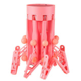 Maxbell LED Light with Clothespins, Clip, for Hanging Pictures, Photos, Artworks,Etc Pink