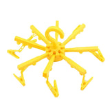 Maxbell LED Light with Clothespins, Clip, for Hanging Pictures, Photos, Artworks,Etc Yellow
