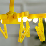 Maxbell LED Light with Clothespins, Clip, for Hanging Pictures, Photos, Artworks,Etc Yellow