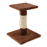 Maxbell Cat Scratching Post Climbing Frame Hanging Mouse Toy  H shaped Brown