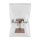 Maxbell Cat Scratching Post Climbing Frame Hanging Mouse Toy  H shaped Brown