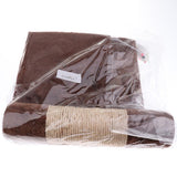 Maxbell Cat Scratching Post Climbing Frame Hanging Mouse Toy  H shaped Brown
