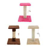 Maxbell Cat Scratching Post Climbing Frame Hanging Mouse Toy  H shaped Brown