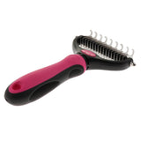 Maxbell Pet Dog Cat Dematting Comb Double Sided Open Knot Grooming Rake Comb