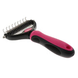 Maxbell Pet Dog Cat Dematting Comb Double Sided Open Knot Grooming Rake Comb