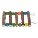 Maxbell Small Animal Wooden Platform Climbing Ladder Kits for Hamster Rat Square S