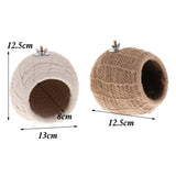 Maxbell Handmade Weave Straw Rope Nests Birds Breeding Hatching Nest Straw rope