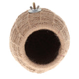 Maxbell Handmade Weave Straw Rope Nests Birds Breeding Hatching Nest Straw rope