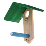Maxbell Pigeon Supplies with Claws Rod Fruit Fork Holder Activity Frame Exercise Toy