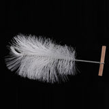 Maxbell Wooden Grips Bottle Brush Bird Water Fountain Cleaning Nylon Bristle Brush