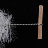 Maxbell Wooden Grips Bottle Brush Bird Water Fountain Cleaning Nylon Bristle Brush