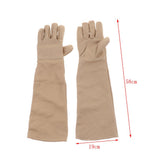 Maxbell 1pair Anti-bite Scratch Gloves for Snake Lizard Handling Protection Gloves S
