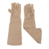 Maxbell 1pair Anti-bite Scratch Gloves for Snake Lizard Handling Protection Gloves S