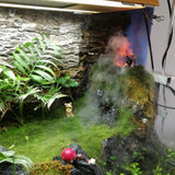 Maxbell 12 LED Lamp Mist Maker Fogger for Reptile Tank Water Fountain Pond Atomizer
