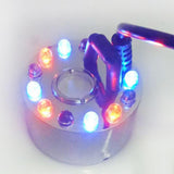 Maxbell 12 LED Lamp Mist Maker Fogger for Reptile Tank Water Fountain Pond Atomizer
