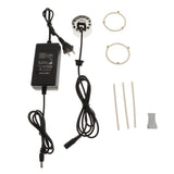 Maxbell 12 LED Lamp Mist Maker Fogger for Reptile Tank Water Fountain Pond Atomizer